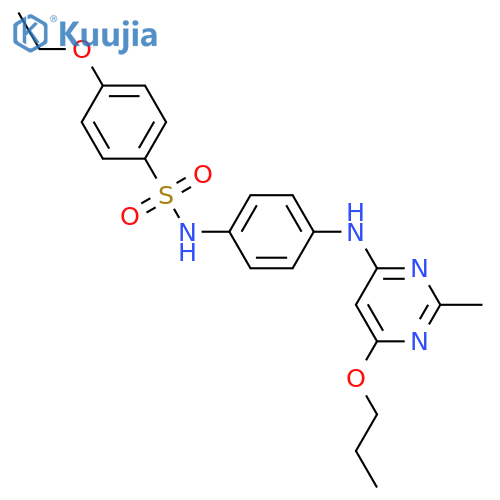 4-ethoxy-N-{4-(2-methyl-6-propoxypyrimidin-4-yl)aminophenyl}benzene-1-sulfonamide structure