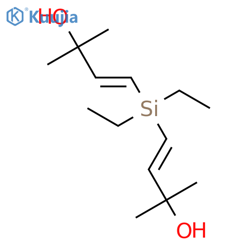 3-BUTEN-2-OL, 4,4'-(DIETHYLSILYLENE)BIS[2-METHYL- structure