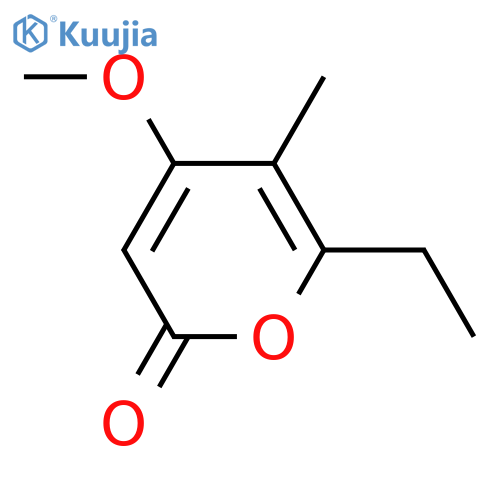 2H-Pyran-2-one,6-ethyl-4-methoxy-5-methyl- structure