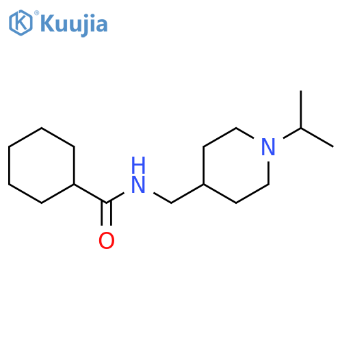N-{1-(propan-2-yl)piperidin-4-ylmethyl}cyclohexanecarboxamide structure