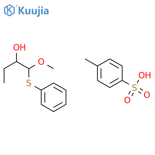 2-Butanol, 1-methoxy-1-(phenylthio)-, 4-methylbenzenesulfonate structure