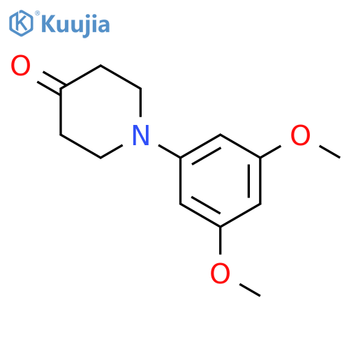 1-(3,5-dimethoxyphenyl)piperidin-4-one structure