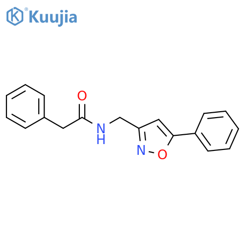 2-phenyl-N-(5-phenyl-1,2-oxazol-3-yl)methylacetamide structure