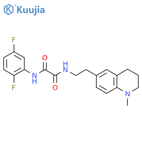 N'-(2,5-difluorophenyl)-N-2-(1-methyl-1,2,3,4-tetrahydroquinolin-6-yl)ethylethanediamide structure