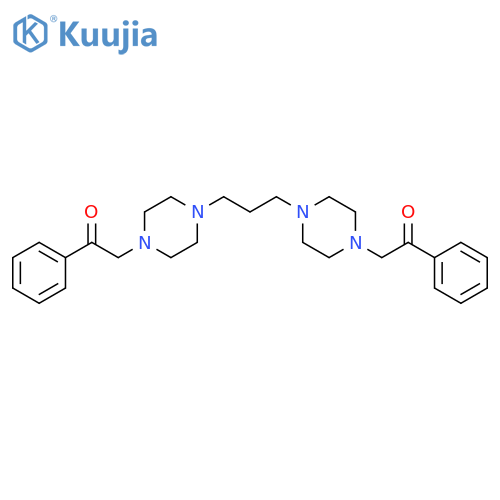 Ethanone, 2,2'-(1,3-propanediyldi-4,1-piperazinediyl)bis[1-phenyl- structure