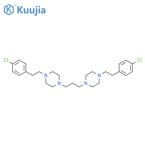 PIPERAZINE, 1,1'-(1,3-PROPANEDIYL)BIS[4-[2-(4-CHLOROPHENYL)ETHYL]- structure