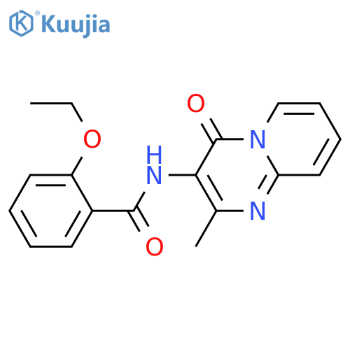 2-ethoxy-N-{2-methyl-4-oxo-4H-pyrido1,2-apyrimidin-3-yl}benzamide structure