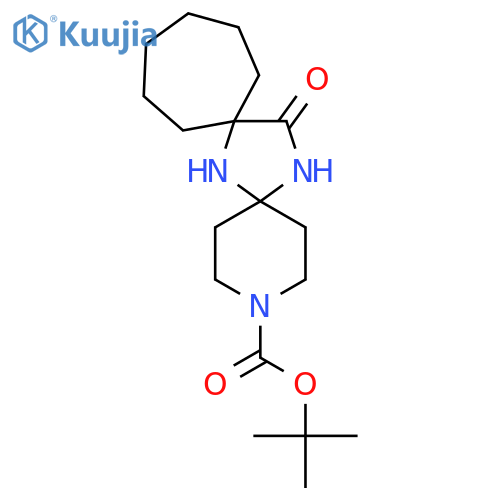 15-Oxo-3,7,16-triazadispiro5.1.6.2hexadecane-3-carboxylic acid tert-butyl ester structure