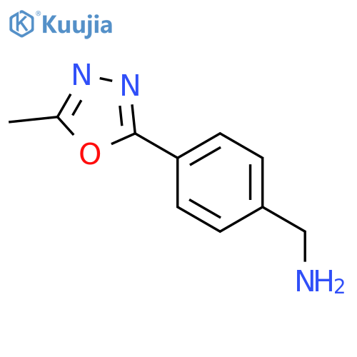 4-(5-Methyl-1,3,4-oxadiazol-2-yl)benzylamine structure