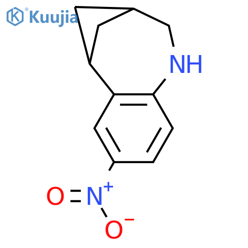 3,5-Methano-1H-1-benzazepine, 2,3,4,5-tetrahydro-7-nitro- structure