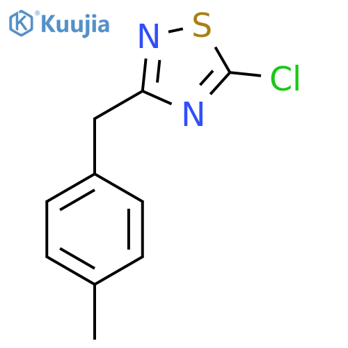 5-Chloro-3-[(4-methylphenyl)methyl]-1,2,4-thiadiazole structure