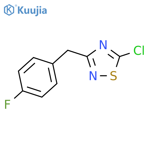 5-Chloro-3-(4-fluorophenyl)methyl-1,2,4-thiadiazole structure