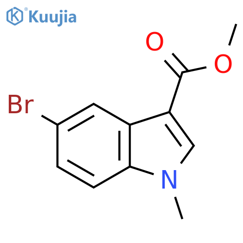 methyl 6-bromo-1-methyl-1H-indole-3-carboxylate structure