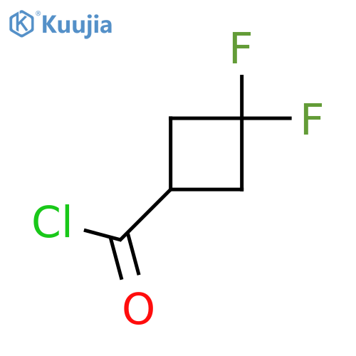 3,3-Difluorocyclobutane-1-carbonyl chloride structure
