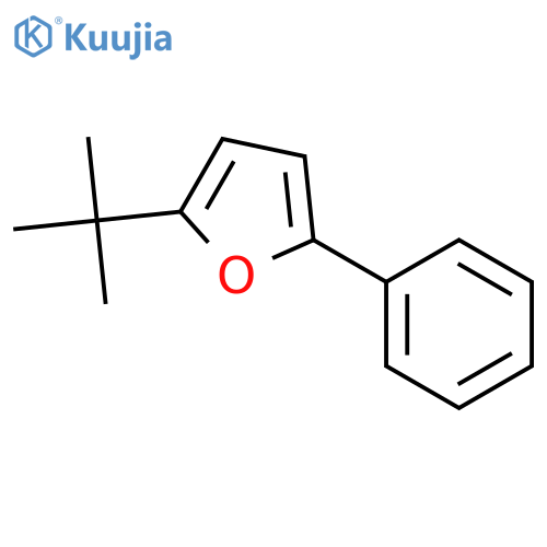 Furan, 2-(1,1-dimethylethyl)-5-phenyl- structure