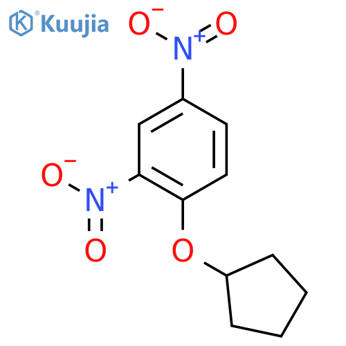 Benzene, 1-(cyclopentyloxy)-2,4-dinitro- structure