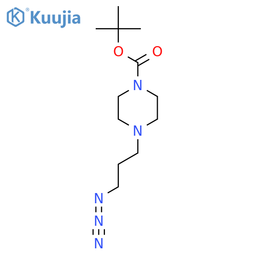 tert-butyl 4-(3-azidopropyl)piperazine-1-carboxylate structure