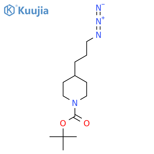 4-(3-Azido-propyl)-piperidine-1-carboxylic acid tert-butyl ester structure