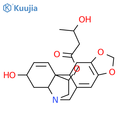 O-Demethylhaemanthamine; 3-Epimer, 11-O-(3-hydroxybutanoyl) structure