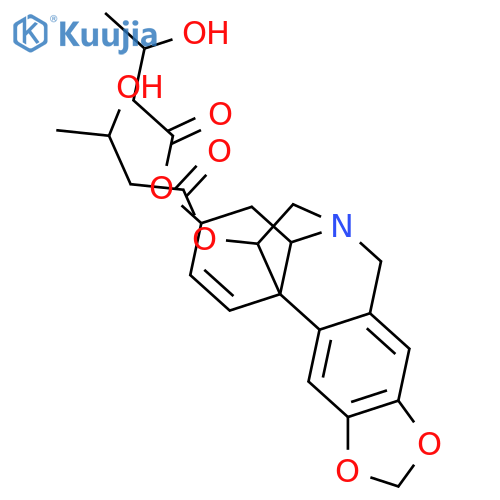O-Demethylhaemanthamine; 3-Epimer, 3,11-bis-O-(3-hydroxybutanoyl) structure