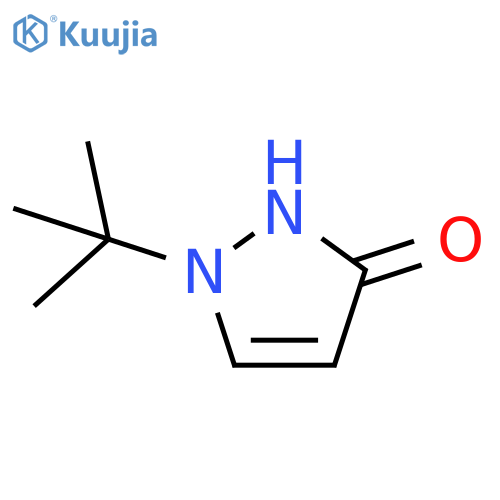 1-tert-Butyl-1H-pyrazol-3-ol structure