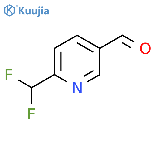 6-(difluoromethyl)pyridine-3-carbaldehyde structure