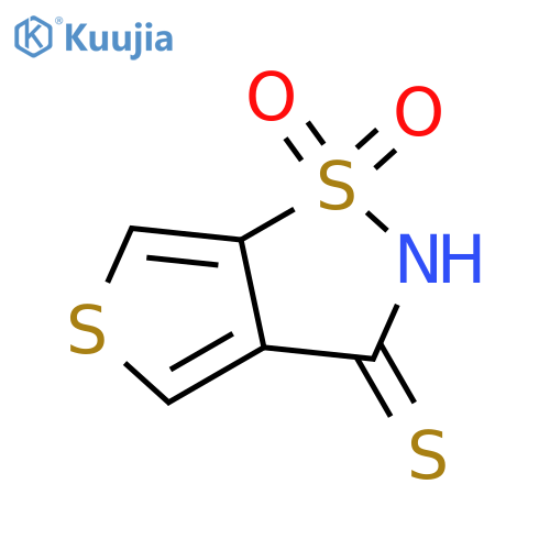 Thieno[3,4-d]isothiazole-3(2H)-thione, 1,1-dioxide structure