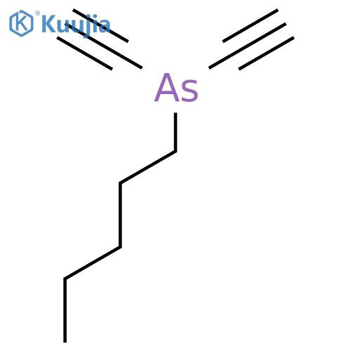 Arsine, diethynylpentyl- structure