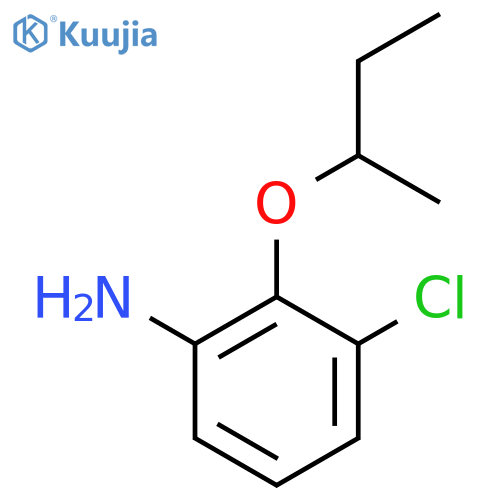 2-(Butan-2-yloxy)-3-chloroaniline structure