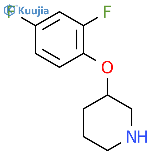 3-(2,4-Difluorophenoxy)piperidine structure