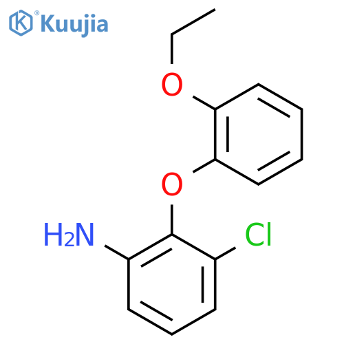 3-Chloro-2-(2-ethoxyphenoxy)aniline structure