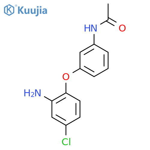 N-3-(2-Amino-4-chlorophenoxy)phenylacetamide structure