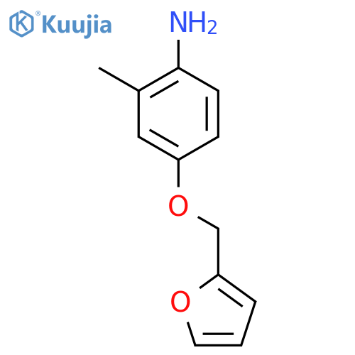 4-(2-Furylmethoxy)-2-methylaniline structure