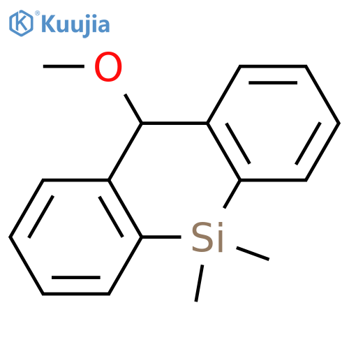 9-Silaanthracene, 9,10-dihydro-10-methoxy-9,9-dimethyl- structure