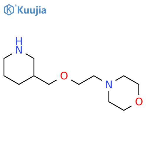 4-2-(3-Piperidinylmethoxy)ethylmorpholine structure