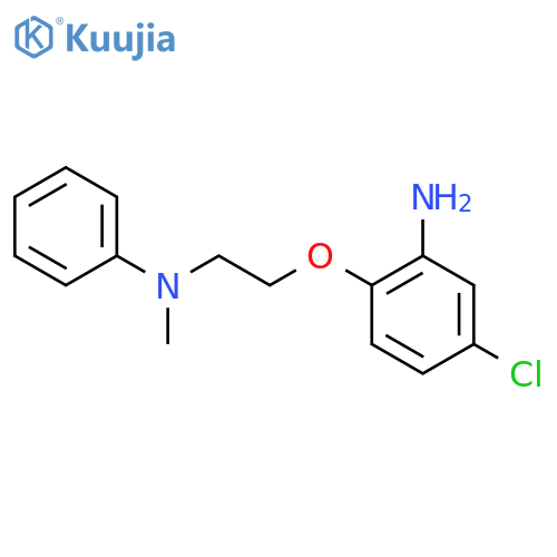 N-[2-(2-Amino-4-chlorophenoxy)ethyl]-N-methyl-N-phenylamine structure