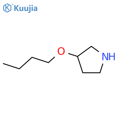 3-Butoxypyrrolidine structure