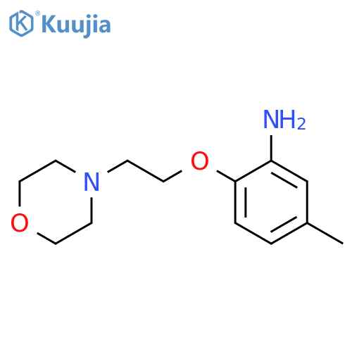 5-Methyl-2-2-(morpholin-4-yl)ethoxyaniline structure
