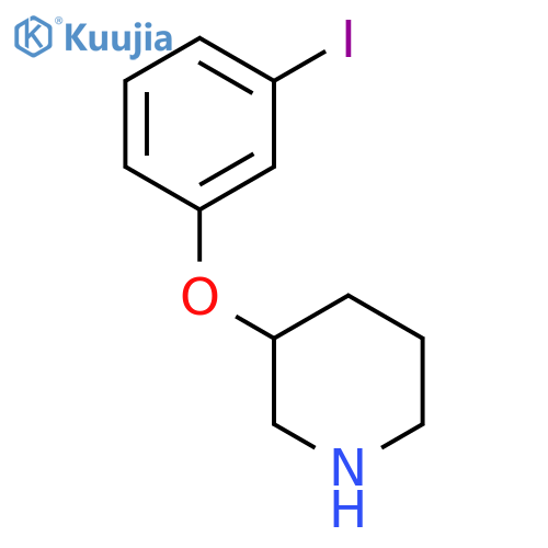 3-(3-Iodophenoxy)piperidine structure