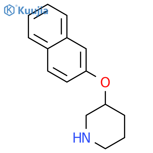 3-(naphthalen-2-yloxy)piperidine structure