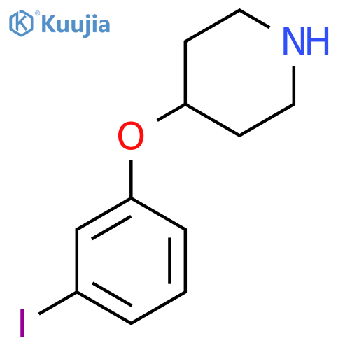3-Iodophenyl4-piperidinylether structure