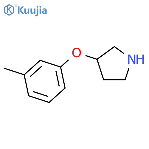 3-(3-methylphenoxy)pyrrolidine structure
