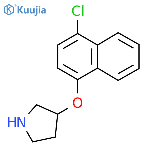3-(4-Chloro-1-naphthyl)oxypyrrolidine structure