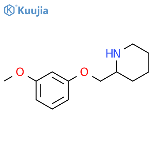 2-(3-Methoxyphenoxy)methylpiperidine structure