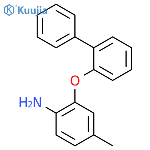 2-([1,1'-Biphenyl]-2-yloxy)-4-methylaniline structure