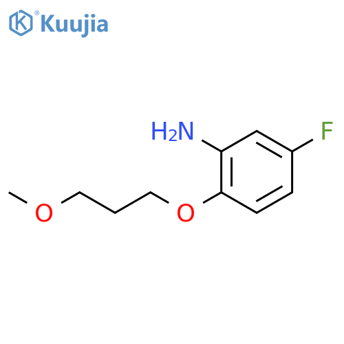 5-Fluoro-2-(3-methoxypropoxy)phenylamine structure