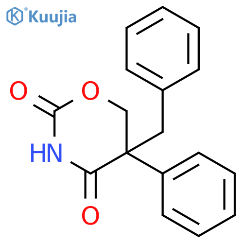 5-benzyl-5-phenyl-1,3-oxazinane-2,4-dione structure