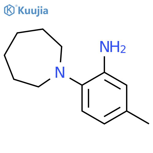 2-(1-Azepanyl)-5-methylaniline structure