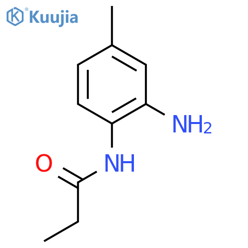N-(2-amino-4-methylphenyl)propanamide structure