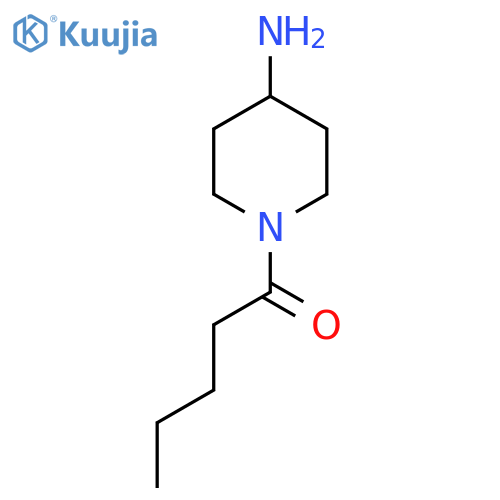 1-(4-Aminopiperidin-1-YL)pentan-1-one structure